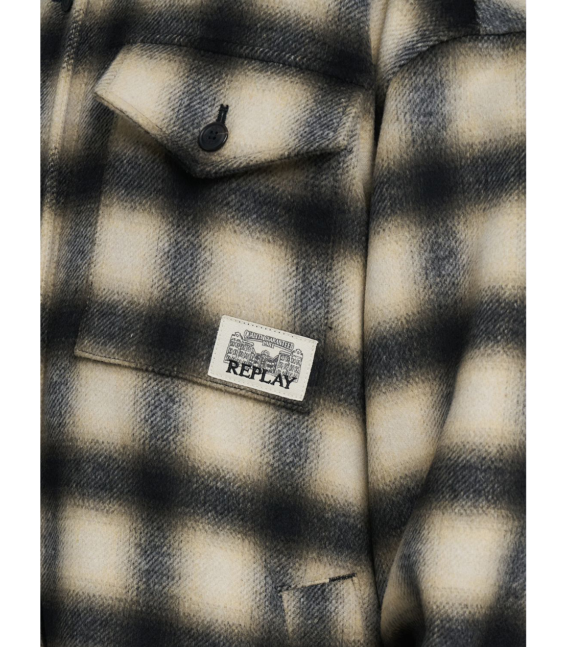 ウールブレンド チェックジャケット 詳細画像 ブラック/ホワイト 6